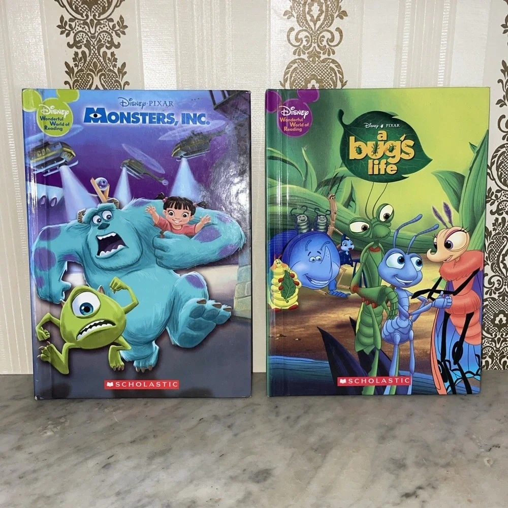 Disney Classics Scholastic Hardcover Books Stories‎ Eight - Bugs Cars Bambi Pan